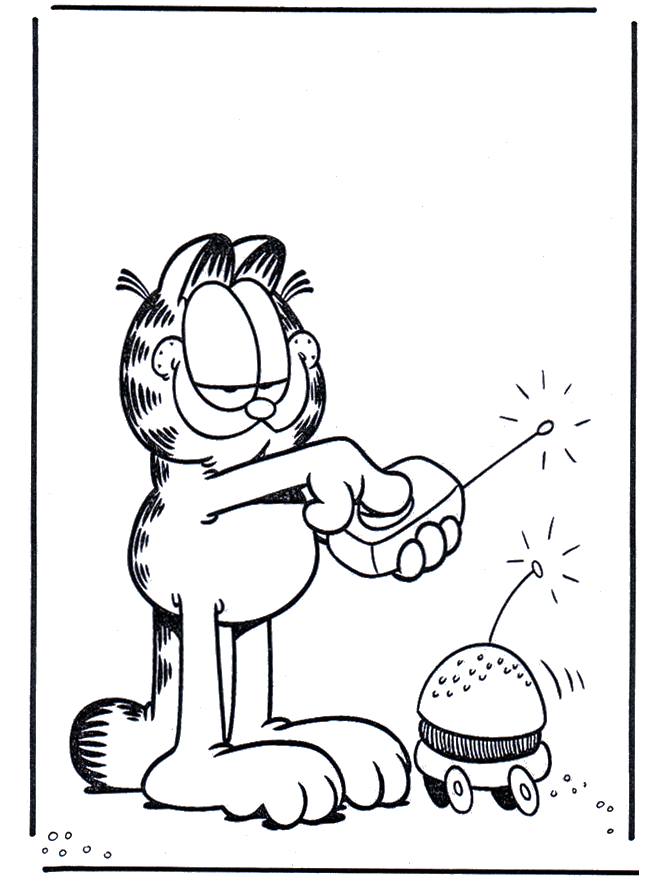 Garfield kolorowanki